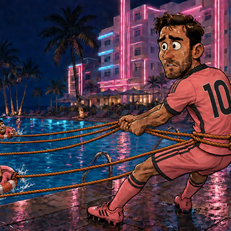 A number 10 player pulls five Inter Miami defenders in life rings toward safety